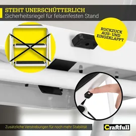 Craftfull CF-130A Klappleiter 5 Stufen
