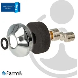 Fermit 23001 Dichtung Wandarmaturen 2 Stk. Schwarz