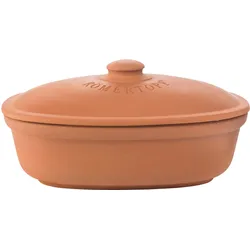 RÖMERTOPF Brottopf Brotkasten MEDIUM OVAL Terracotta 29,5 cm