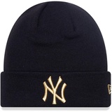 New Era Wintermütze Beanie - METALLIC Gold New York Yankees