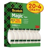 Scotch MagicTM Tape Klebefilm matt 19,0 mm x 33,0 m 24 Rollen