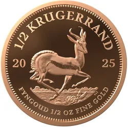 1/2 Unze Gold-Krügerrand - Südafrika 2025