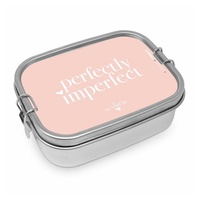 DESIGN@HOME Lunchbox Perfectly Imperfect aus Edelstahl