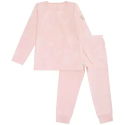 Steiff Kinder Schlafanzug 2-teilig - Nachtwäsche, Pyjama, Set, lang, Print Rosa 92