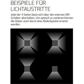 dotlux LED-Pollerleuchte Aluminium, Glas 20 cm 7,5/15 W inkl. LED-Lampe