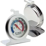 Katutude Gefrierschrank Thermometer, Wasserdicht Kühlschrank Thermometer, Thermometer Rund, Thermometer für kühlschrank gefrierschrank ​mit Aufhängehaken und Stände