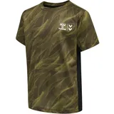 hmlNOAH T-Shirt Jungen 6086 dark olive 122