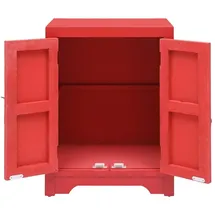 vidaXL Nachtschrank 38 x 28 x 52 cm Rot