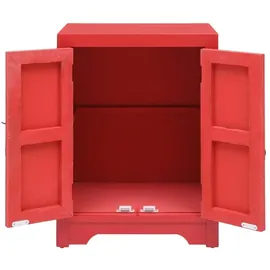vidaXL Nachtschrank 38 x 28 x 52 cm Rot