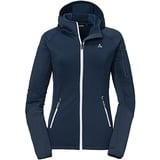 Schöffel Damen Lodron Fleece Hoodie Jacke (Größe XXL, blau)