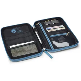 Volkswagen 11G087404 Dokumententasche Mappe RFID-Schutz, ID-Design, schwarz/blau