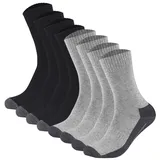 CAMANO Pro Tex Function Sneakersocken 8er Pack Schwarz/Grau 43-46