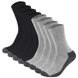 CAMANO Pro Tex Function Sneakersocken 8er Pack Schwarz/Grau 43-46