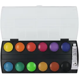 Pelikan Kreuzer 721233 Deckfarbkasten mit 12 Farben und Deckweiss, 1 Stück