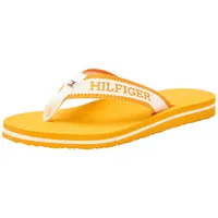 Tommy Hilfiger Damen Flip Flops Pool Slide Zehentrenner, Orange (Rich Ochre), 40