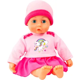 Bayer Puppenkleidung Latzhose/Kleid Rosa (Set, 4-tlg)