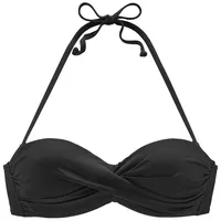 LASCANA Bügel-Bandeau-Bikini-Top »Italy«, schwarz