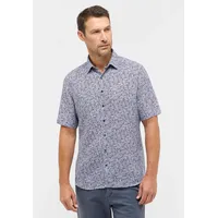 ETERNA Mode GmbH MODERN FIT", Linen Shirt in navy bedruckt