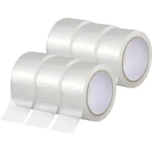 TOOLCRAFT Paketband Transparent 66 m x 50 mm 6 St.