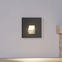 ARCCHIO Vexi (1 flammig) Wandeinbaustrahler Schwarz Aluminium