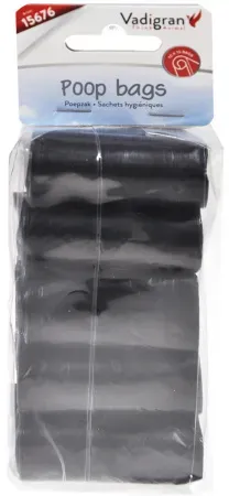Vadigran Hygienische Beutel Schwarz 10 Rollen