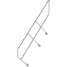 MUNK zweiter Handlauf Aluminium-Treppe 45° 6 Stufen