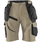 KÜBLER PRACTIQ Arbeitsshorts | sandbraun/schwarz | Größe 54 | kratzfrei | Oeko-TEX® | Cordura verstärkt