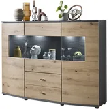 INOSIGN Highboard »DERA«, Vitrine, Breite 160 cm,