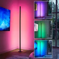 NORTHPOINT LED Stehlampe Ecklampe Ambienteleuchte mit Fernbedienung und integriertem