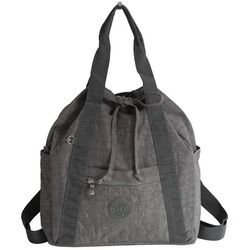 BAG STREET Cityrucksack Bag Street - leichte Damen Rucksackhandtasche grau