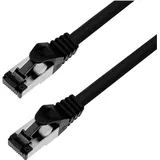 BKL Electronic 144008 RJ45 Patchkabel CAT 8.1 S/FTP 20m Schwarz Halogenfrei 1St.