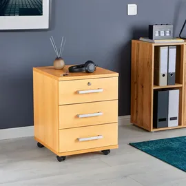 CARO-Möbel Rollcontainer Vancouver buchefarben