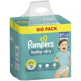 Pampers Pampers® Windeln baby-dryTM BIG PACK Größe Gr.5+ (12-17 kg) für Babys und Kleinkinder (4-18 Monate), 48 St.