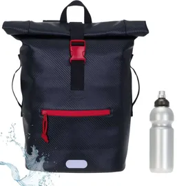 Elephant Gin Time Bag Rucksack Schwarz