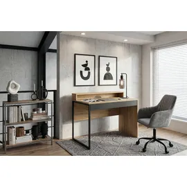 OTTO home Schreibtisch Moid Eiche / Schwarz
