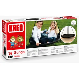 KREA Schaukel Nestschaukel 100 cm Blau/Weiß/Rot