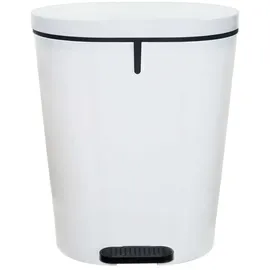 Denox Pedalbin Oval 25 l Weiß