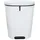 Denox Pedalbin Oval 25 l Weiß