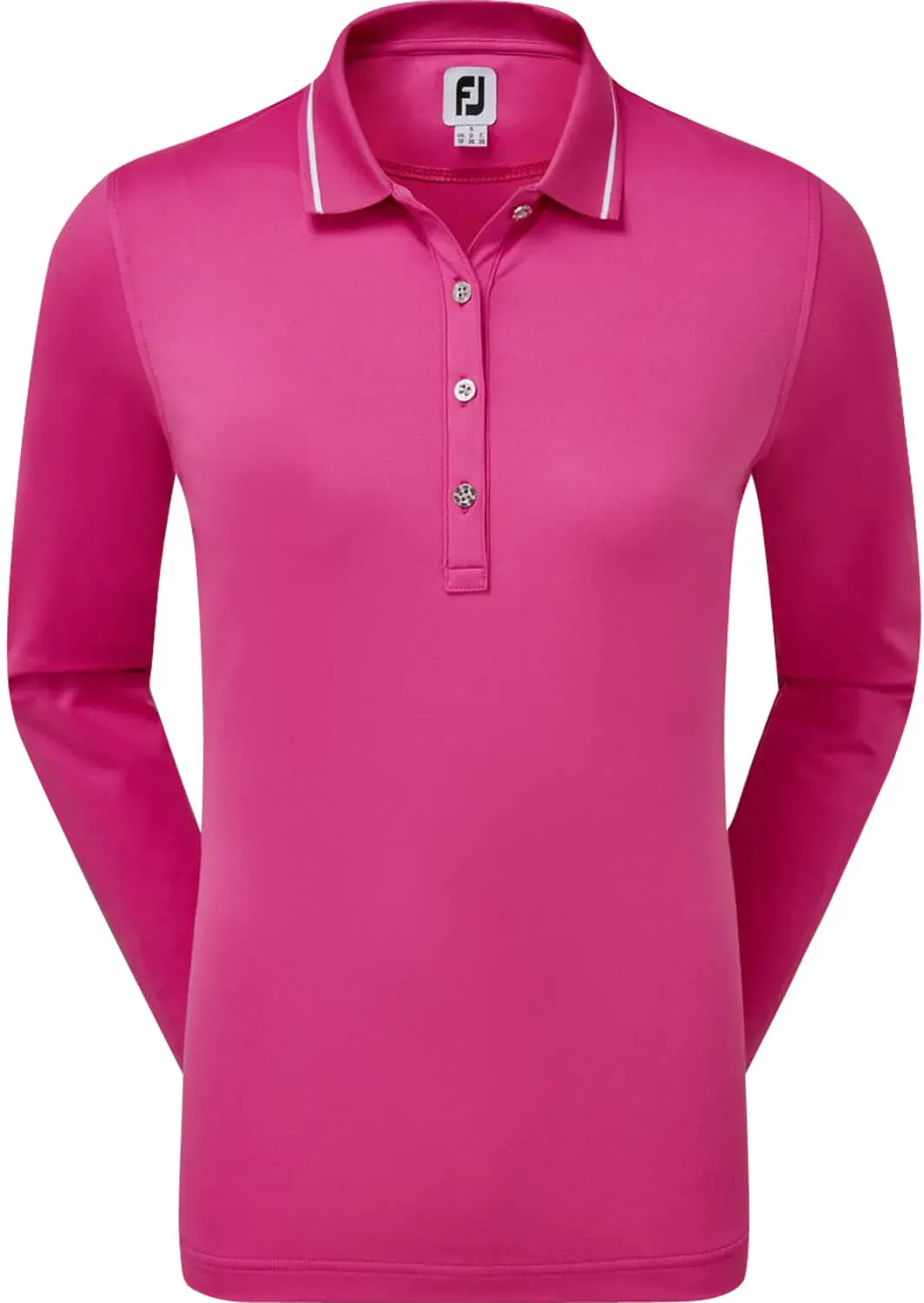 FootJoy Polo Langarm Thermal Jersey-3a, pink