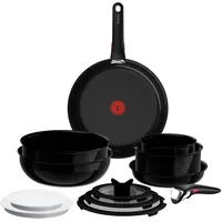 Tefal Ingenio Explore On 13-tlg. Kochgeschirr-Set, Schwarz, L2679302