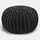 casamia Pouf Baumwolle Ø 45 cm Grau