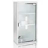 DBA Medizinschrank groß mit Schloss - 48,5cm x 25cm x 12cm