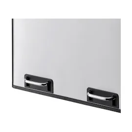 Svita TM2X24 Abfalleimer 48L Silber