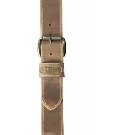 Camp David Herren Ledergürtel beige, 90 - 90