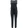 URBAN CLASSICS Ladies Tech Mesh Long Jumpsuit - Schwarz