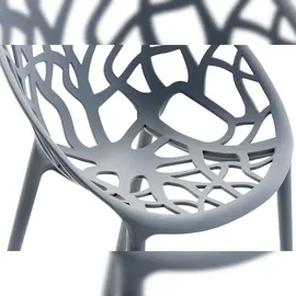 CLP Gartenstuhl Hope Sessel 59 x 59 x 80 cm anthrazit 2 St.