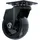 MS Beschläge kugelgelagert Möbelrolle Schwarz Kunststoffrolle Möbeltransportrolle Ø 50mm