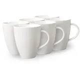 Ritzenhoff & Breker Kaffeebecher Set Melodie, 6-teilig, 300 ml, Bone China