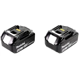 Makita Makita, DUB 361 M 2x 18 V / 36 V Akku Laubbläser, Gebläse / 2x Makita BL 1840 B 4 Ah / 4000 mAh Akku