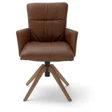 Musterring Stuhl Helmond Leder Braun